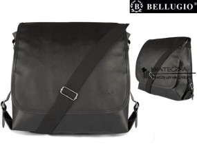  Męska, lekka i poręczna torba z klapą firmy bellugio E85